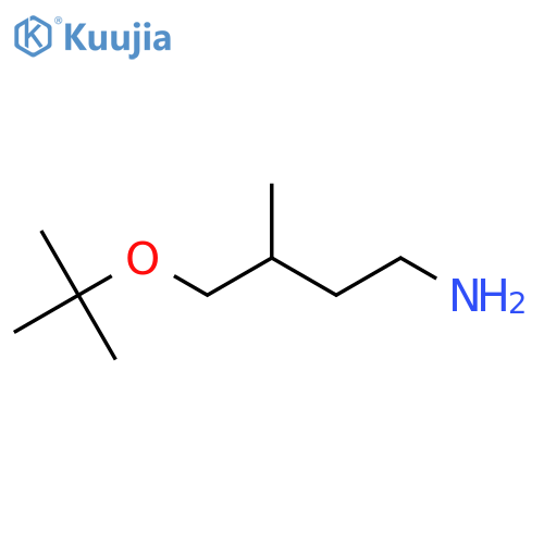 4-(tert-butoxy)-3-methylbutan-1-amine structure