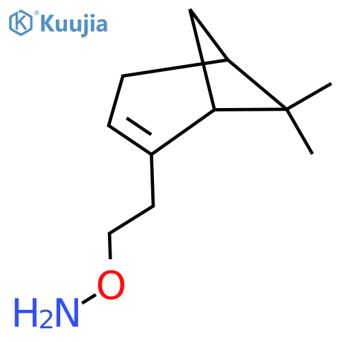O-(2-{6,6-dimethylbicyclo3.1.1hept-2-en-2-yl}ethyl)hydroxylamine structure