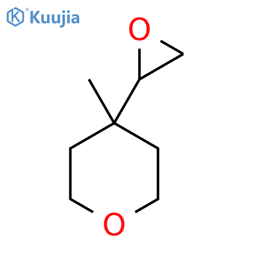 4-methyl-4-(oxiran-2-yl)oxane structure