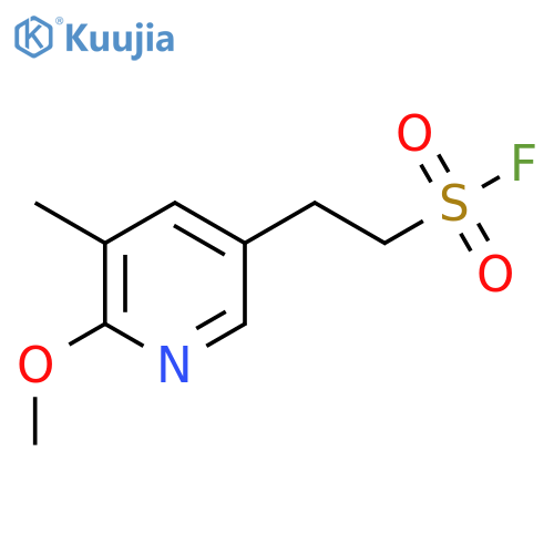 2-(6-methoxy-5-methylpyridin-3-yl)ethane-1-sulfonyl fluoride structure