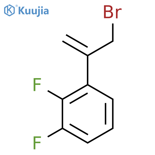 1-(3-bromoprop-1-en-2-yl)-2,3-difluorobenzene structure