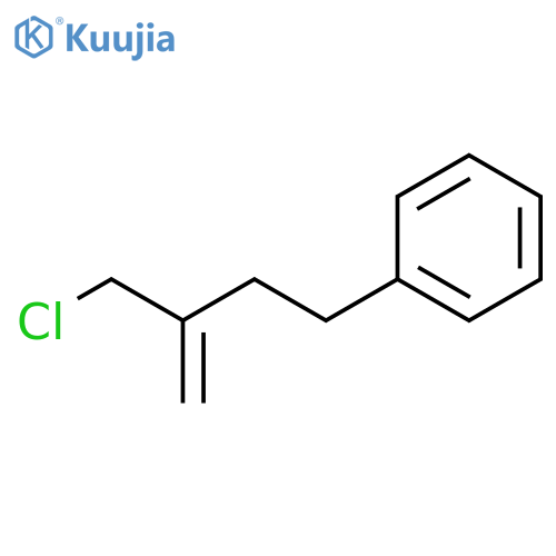 3-(chloromethyl)but-3-en-1-ylbenzene structure