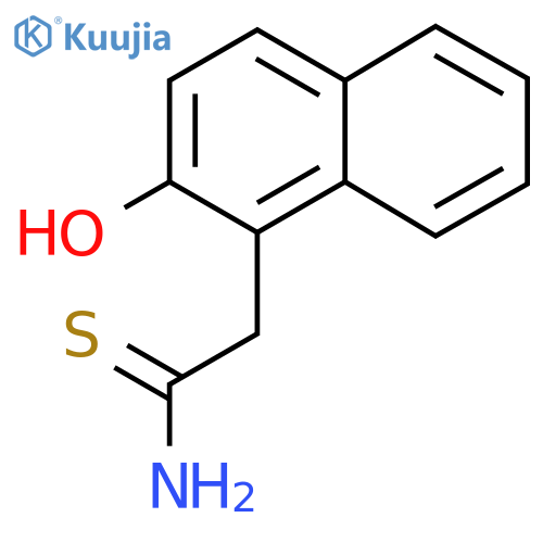 2-(2-hydroxynaphthalen-1-yl)ethanethioamide structure