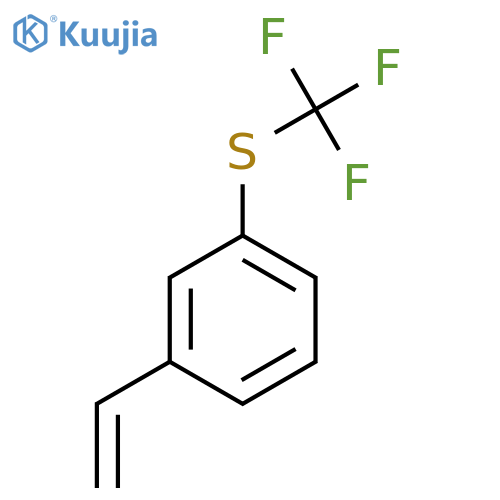 (Trifluoromethyl)(3-vinylphenyl)sulfane structure