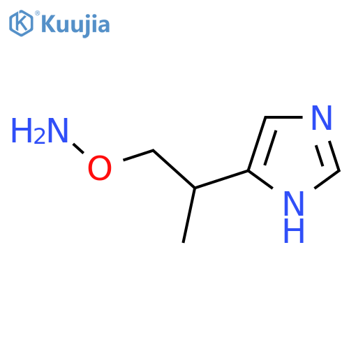 O-2-(1H-imidazol-5-yl)propylhydroxylamine structure
