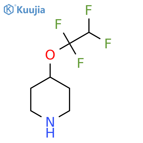 4-(1,1,2,2-tetrafluoroethoxy)piperidine structure