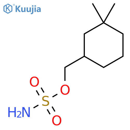 (3,3-dimethylcyclohexyl)methyl sulfamate structure