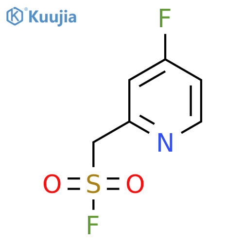 (4-fluoropyridin-2-yl)methanesulfonyl fluoride structure