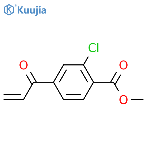 methyl 2-chloro-4-(prop-2-enoyl)benzoate structure