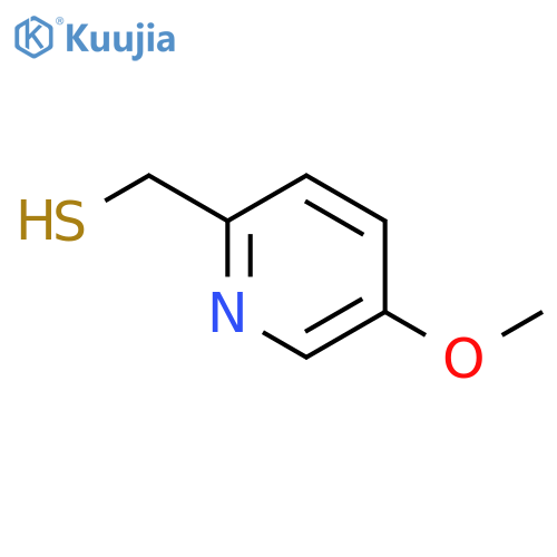 (5-methoxypyridin-2-yl)methanethiol structure