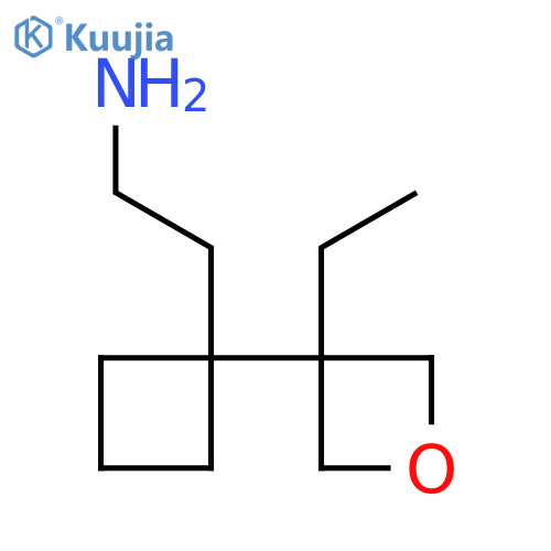2-1-(3-ethyloxetan-3-yl)cyclobutylethan-1-amine structure