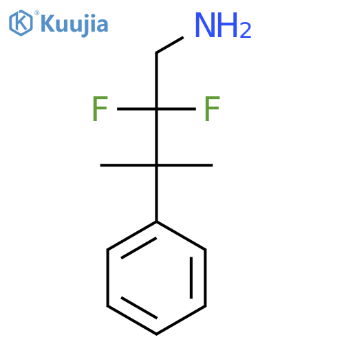 2,2-difluoro-3-methyl-3-phenylbutan-1-amine structure