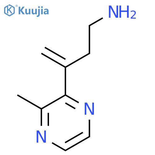 3-(3-methylpyrazin-2-yl)but-3-en-1-amine structure