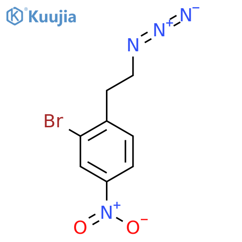 1-(2-azidoethyl)-2-bromo-4-nitrobenzene structure