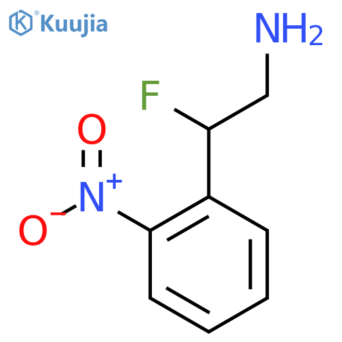 2-fluoro-2-(2-nitrophenyl)ethan-1-amine structure