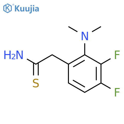 2-2-(dimethylamino)-3,4-difluorophenylethanethioamide structure