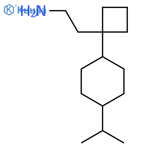 2-{1-4-(propan-2-yl)cyclohexylcyclobutyl}ethan-1-amine structure