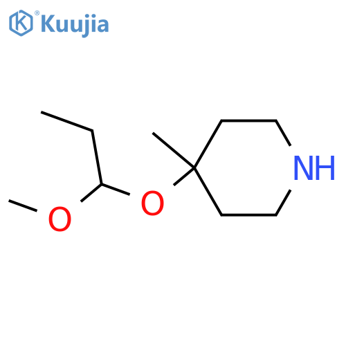 4-(1-methoxypropoxy)-4-methylpiperidine structure