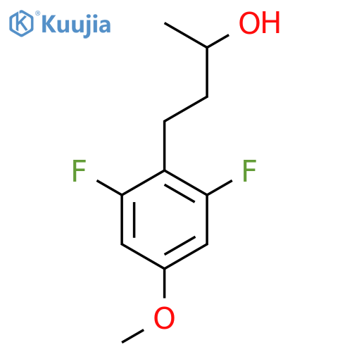 4-(2,6-difluoro-4-methoxyphenyl)butan-2-ol structure