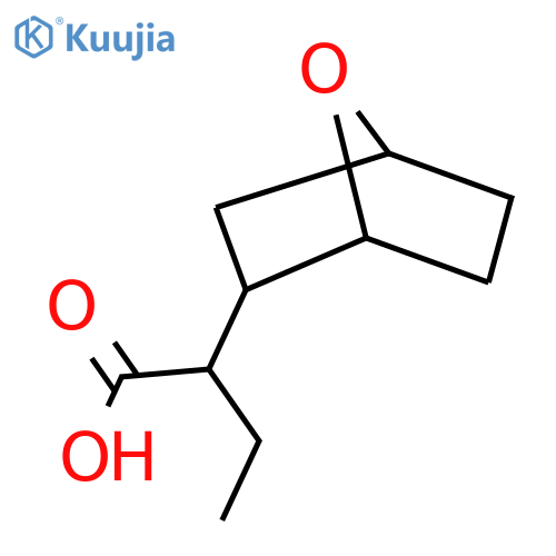 2-{7-oxabicyclo2.2.1heptan-2-yl}butanoic acid structure