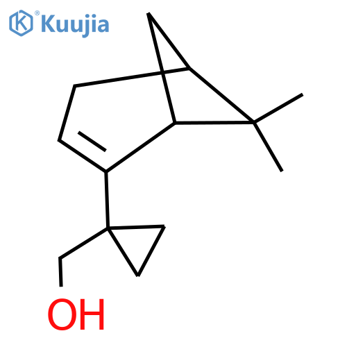 (1-{6,6-dimethylbicyclo3.1.1hept-2-en-2-yl}cyclopropyl)methanol structure