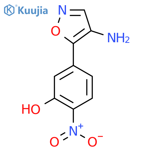 5-(4-Amino-1,2-oxazol-5-yl)-2-nitrophenol structure