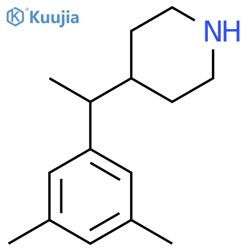 4-1-(3,5-dimethylphenyl)ethylpiperidine structure
