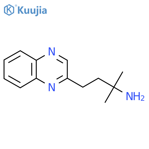 2-methyl-4-(quinoxalin-2-yl)butan-2-amine structure