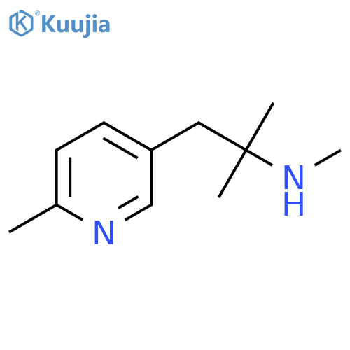 methyl2-methyl-1-(6-methylpyridin-3-yl)propan-2-ylamine structure