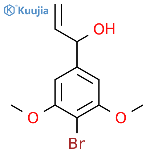1-(4-bromo-3,5-dimethoxyphenyl)prop-2-en-1-ol structure