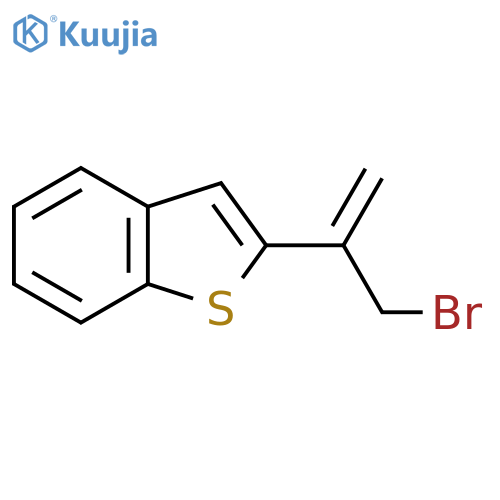 2-(3-bromoprop-1-en-2-yl)-1-benzothiophene structure