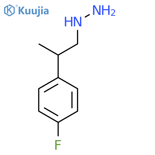 2-(4-fluorophenyl)propylhydrazine structure