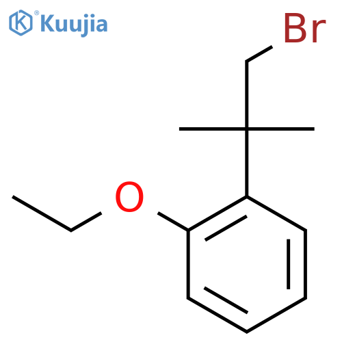 1-(1-bromo-2-methylpropan-2-yl)-2-ethoxybenzene structure