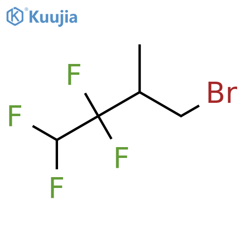 4-bromo-1,1,2,2-tetrafluoro-3-methylbutane structure
