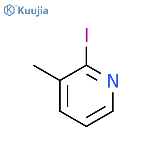 2-Iodo-3-methylpyridine structure