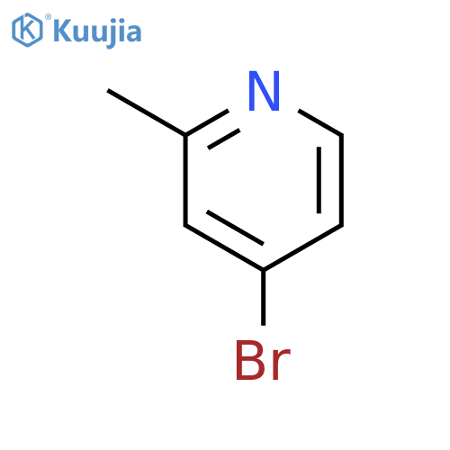 4-Bromo-2-methylpyridine structure