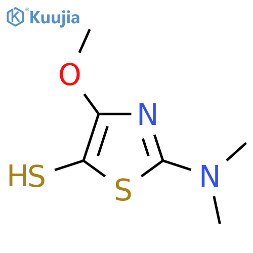 2-(dimethylamino)-4-methoxy-1,3-thiazole-5-thiol structure