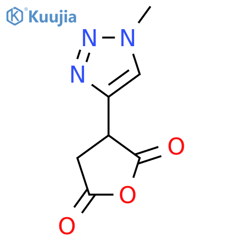 3-(1-methyl-1H-1,2,3-triazol-4-yl)oxolane-2,5-dione structure