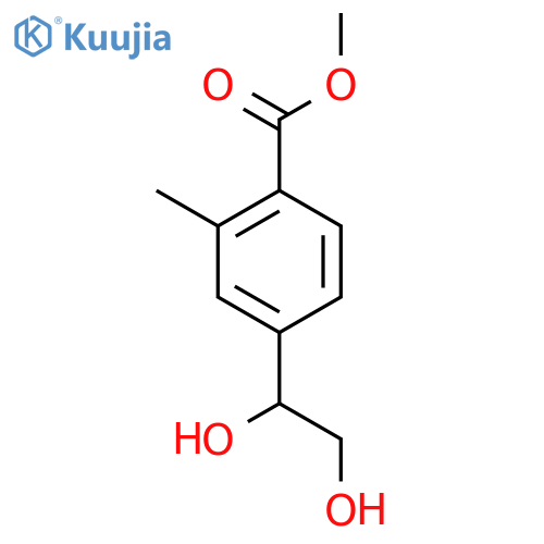 methyl 4-(1,2-dihydroxyethyl)-2-methylbenzoate structure