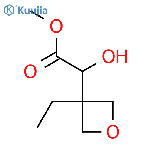 methyl 2-(3-ethyloxetan-3-yl)-2-hydroxyacetate structure