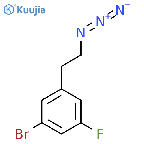 1-(2-azidoethyl)-3-bromo-5-fluorobenzene structure