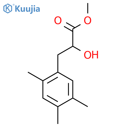 methyl 2-hydroxy-3-(2,4,5-trimethylphenyl)propanoate structure