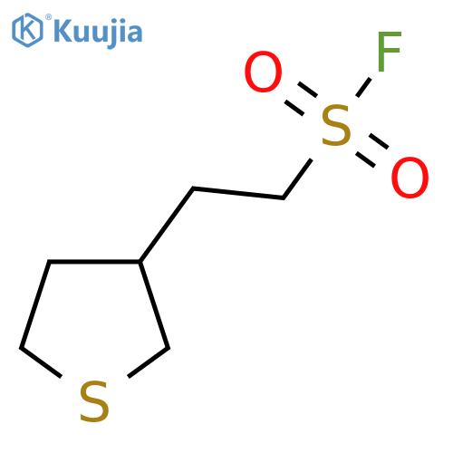 2-(thiolan-3-yl)ethane-1-sulfonyl fluoride structure