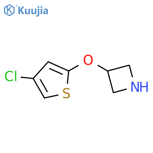 3-[(4-Chlorothiophen-2-yl)oxy]azetidine structure