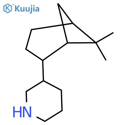 3-{6,6-dimethylbicyclo3.1.1heptan-2-yl}piperidine structure