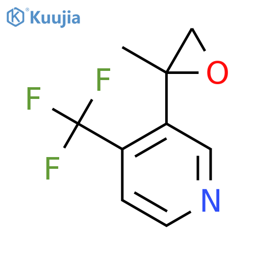 3-(2-methyloxiran-2-yl)-4-(trifluoromethyl)pyridine structure