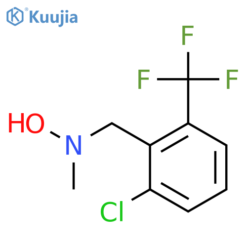 N-{2-chloro-6-(trifluoromethyl)phenylmethyl}-N-methylhydroxylamine structure