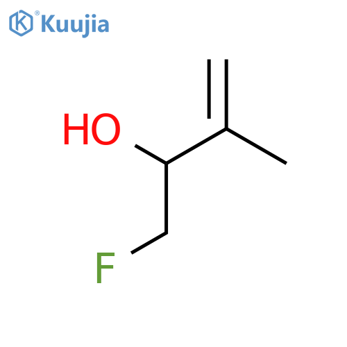 1-fluoro-3-methylbut-3-en-2-ol structure