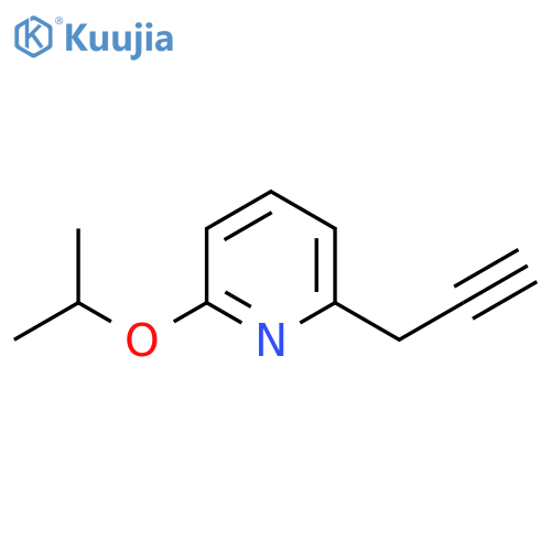2-(prop-2-yn-1-yl)-6-(propan-2-yloxy)pyridine structure