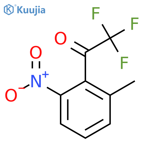 2,2,2-trifluoro-1-(2-methyl-6-nitrophenyl)ethan-1-one structure